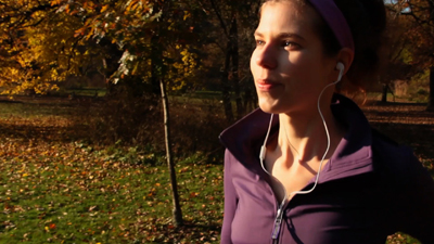 active woman running